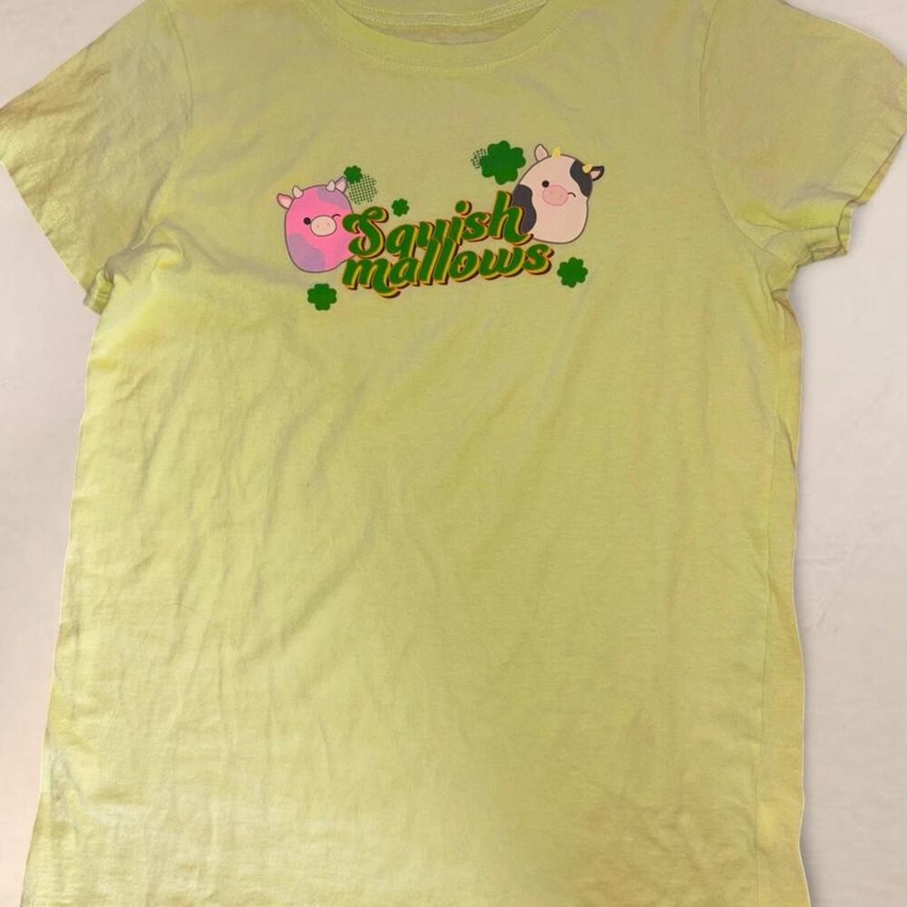 Squishmallows Kids XL Unisex Green T-shirt